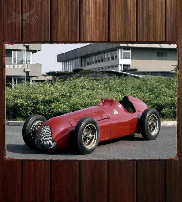 Металлическая табличка Alfa Romeo Tipo 159 Alfetta Металлическая табличка Alfa Romeo Tipo 159 Alfetta